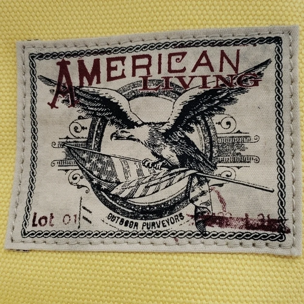 American Living Iconic Tote & Makeup Bag Y&N  NWT